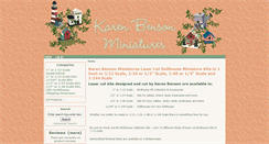 Desktop Screenshot of karenbensonminiatures.com